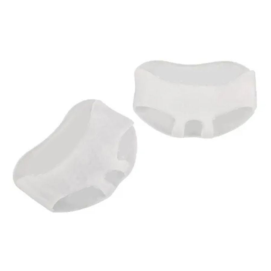 Meia Capa Silicone Protetor Antepe Dedos do Pe Almofada Gel