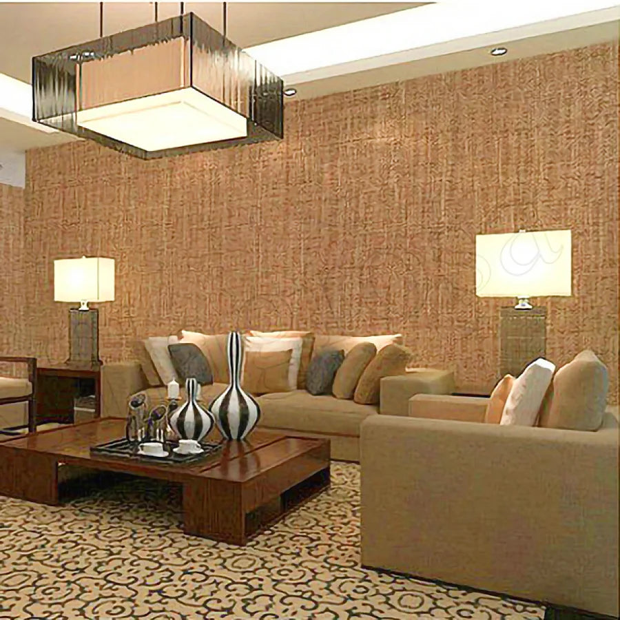Papel de Parede Adesivo 3D Textura Linho 100x61cm Lavável
